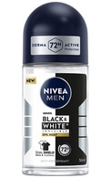  NIVEA MEN undefined NIVEA MEN, BLACK & WHITE, EPIC NIGHT, rutulinis antiperspirantas vyrams, 50 ml. 