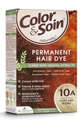 COLOR & SOIN, ilgalaikiai plaukų dažai be agresyvių medžiagų 10A, 135 ml.