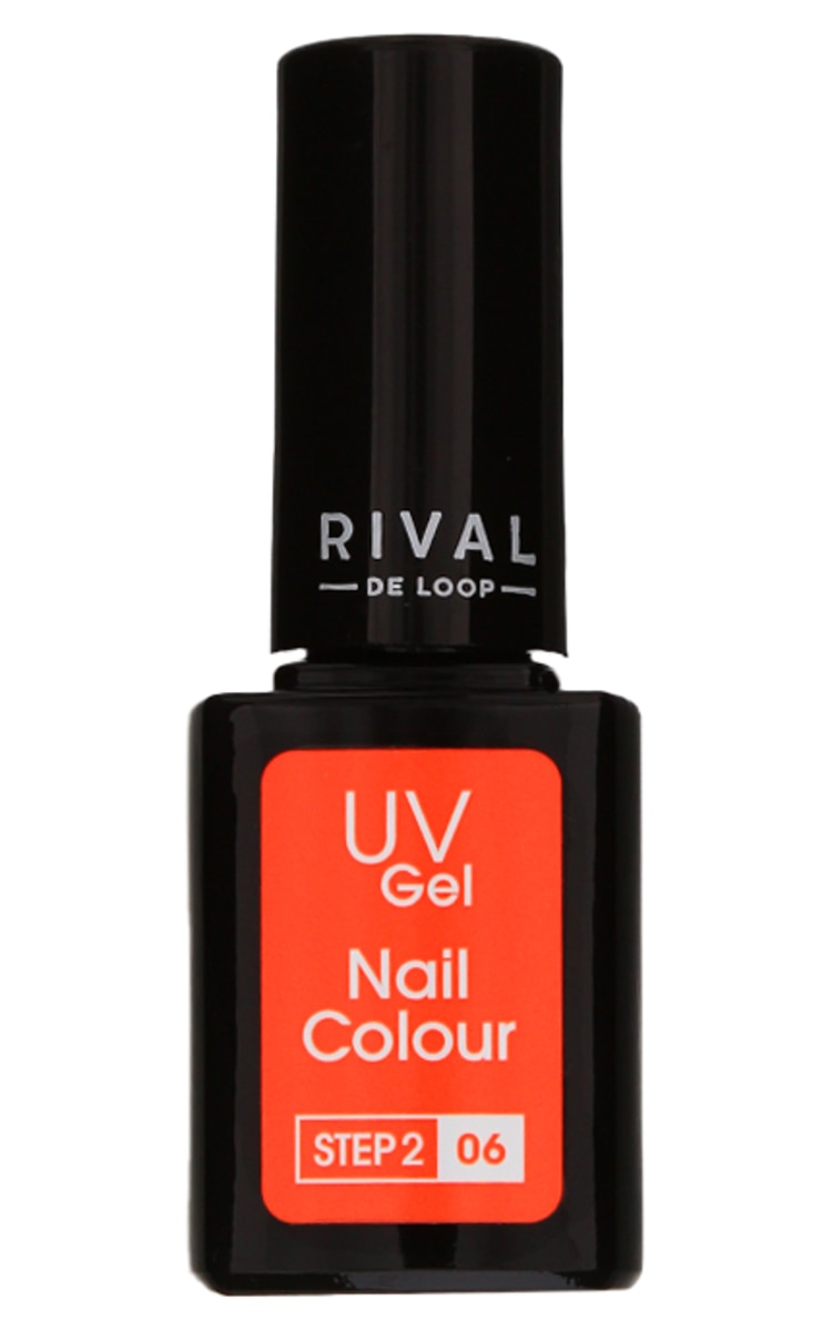 RIVAL DE LOOP RIVAL DE LOOP, UV GEL STEP 2, gelinis nagų lakas, 06 FIREBALL, 8 ml. 06 FIREBALL