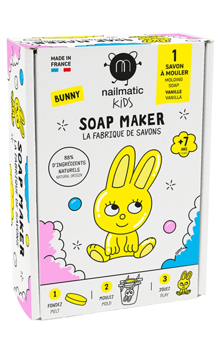 NAILMATIC KIDS NAILMATIC KIDS, BUNNY SOAP MAKER, muilo gaminimo rinkinys vaikams, 1 vnt.