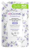  CLEANIC undefined CLEANIC, LINEN, hypoalerginis drėkinamasis kreminis muilas rankoms ir kūnui, 900 ml. 