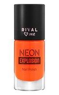 RIVAL LOVES ME, NEON EXPLOSION, nagų lakas, 02 BLAZING FIRE, 8 ml.