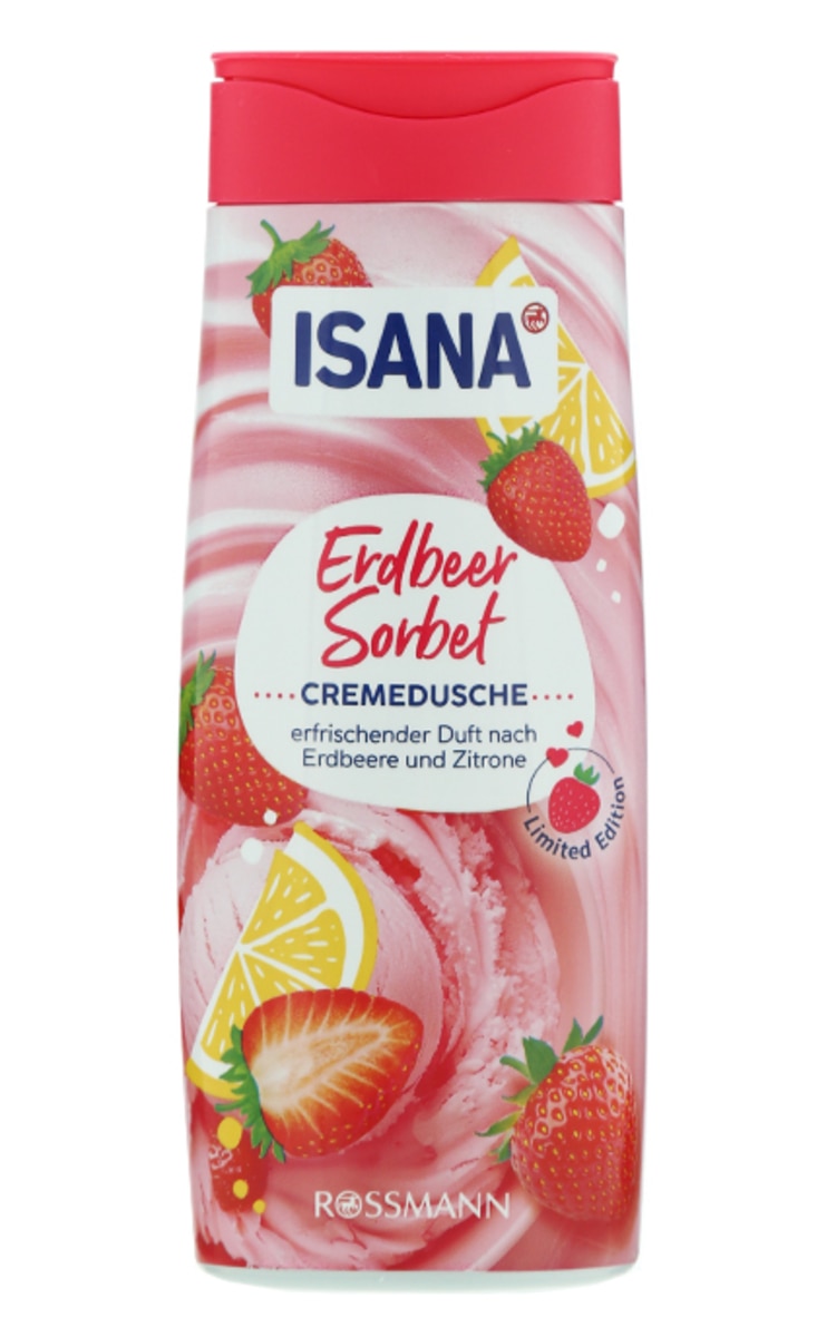 ISANA ISANA, dušo kremas, BRAŠKIŲ ŠERBETAS, 300 ml.