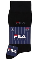 FILA, F9630, unisex teniso kojinės, 43/46, 3 poros FILA undefined FILA, F9630, unisex teniso kojinės, 43/46, 3 poros
