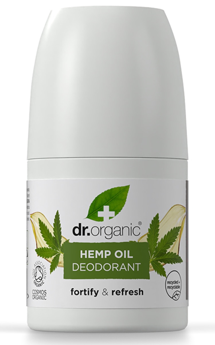 DR.ORGANIC DR.ORGANIC, HEMP OIL, dezodorantas su kanapių, vetiverijos ir pačiulės aliejais, 50 ml 1 vnt.