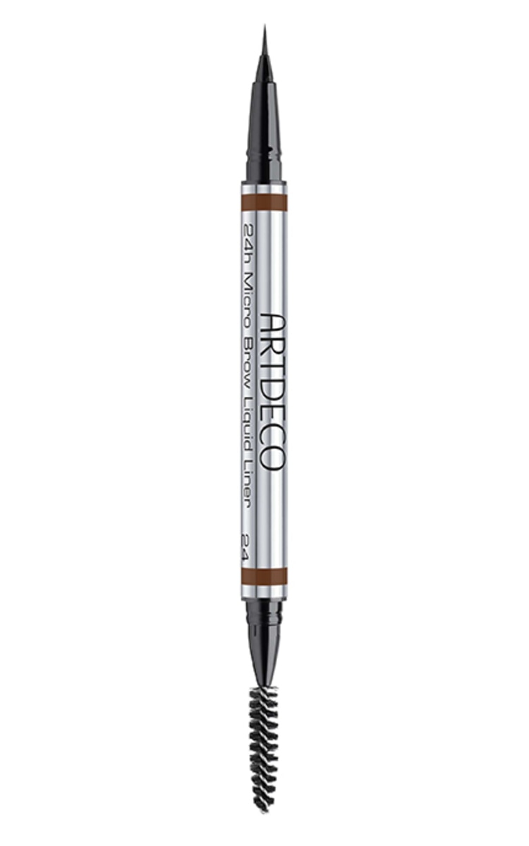 ARTDECO ARTDECO, 24H MICRO BROW LIQUID LINER, antakių skystas apvadas, 24 MEDIUM BROWN, 0,3 ml. 24 MEDIUM BROWN