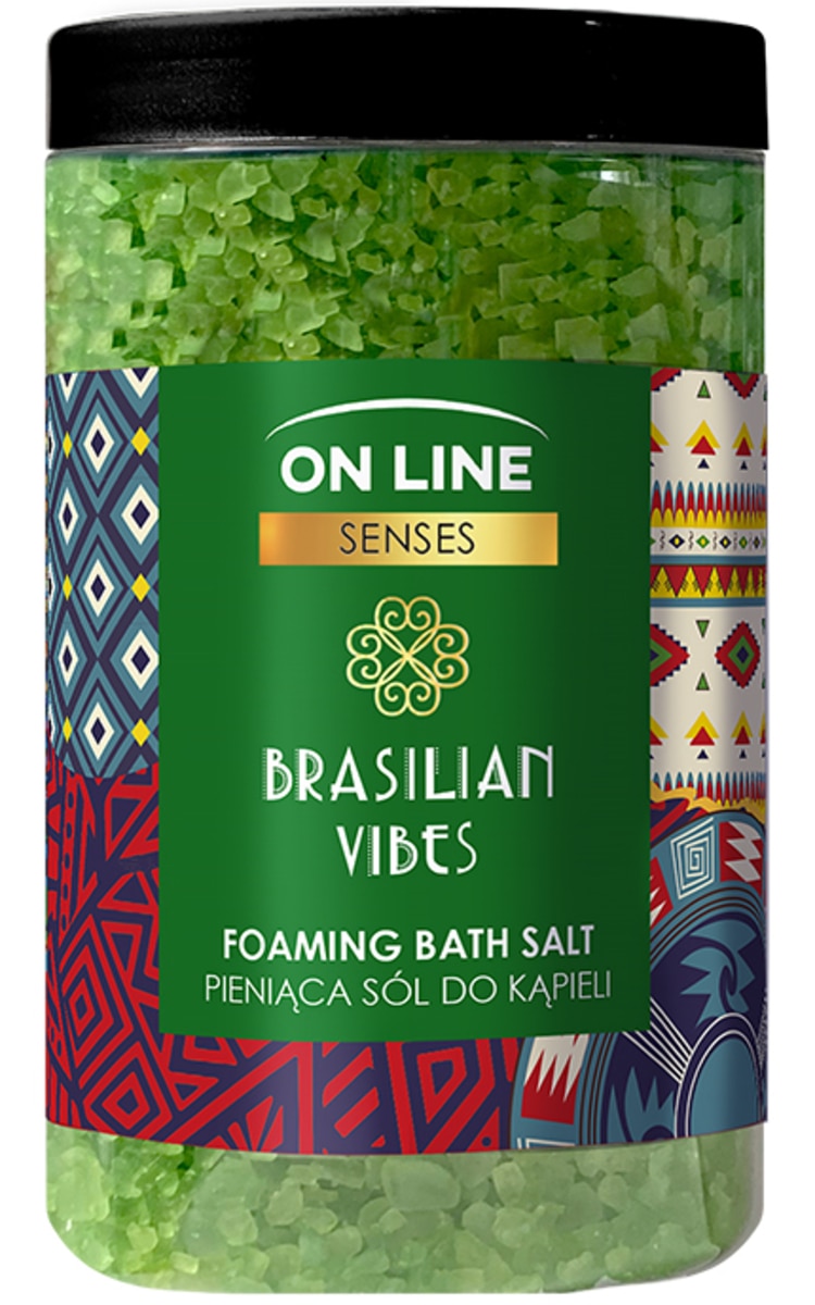 ON LINE ON LINE, BRASILIAN VIBES, vonios druska, 480 g 480 ml