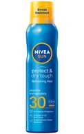  NIVEA SUN undefined NIVEA SUN, PROTECT & DRY TOUCH, aerozolinis purškiklis nuo saulės, SPF30, aukšta apsauga, 200 ml. 