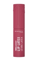 RIMMEL, THRILL SEEKER, LIP LATEX, skysti lūpų dažai, 300 MAIN CHARACTER, 6 ml.