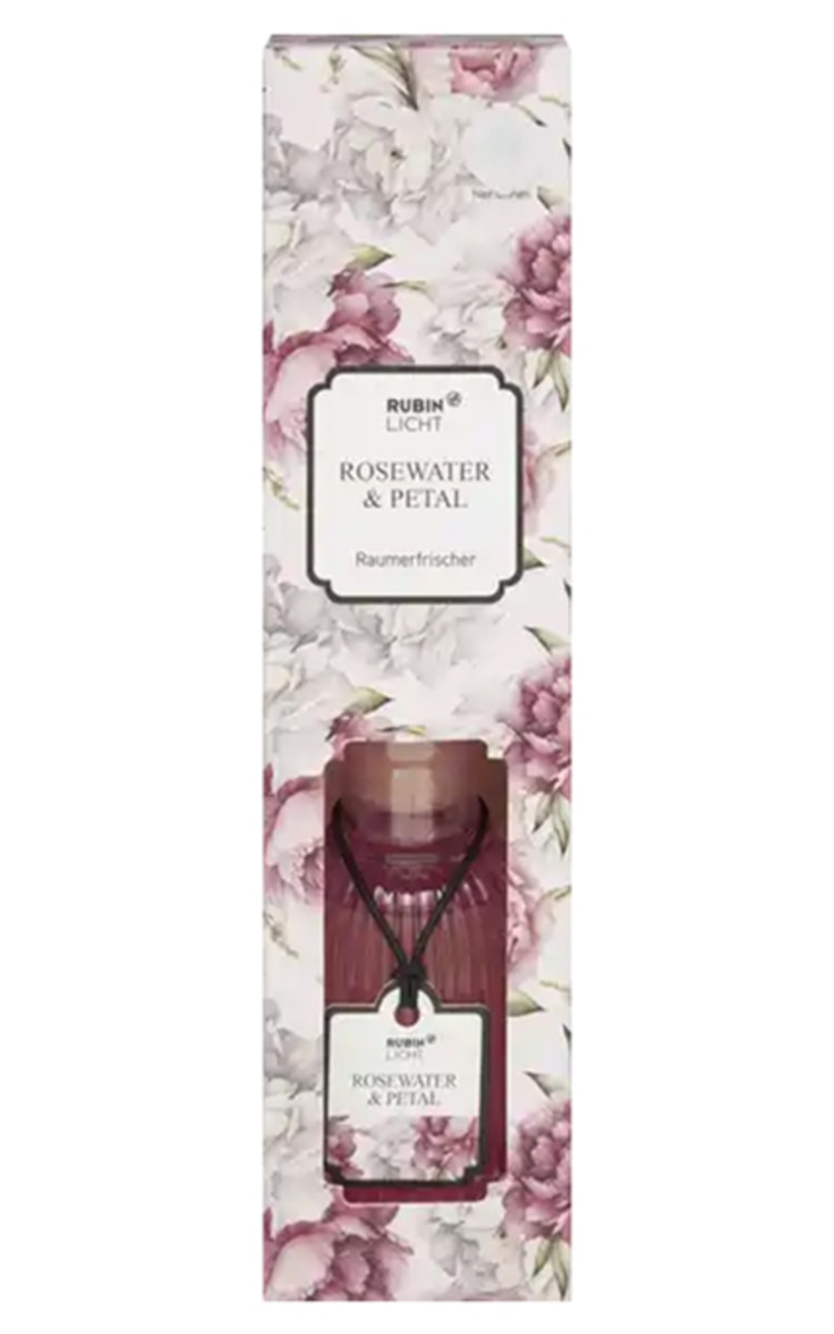 RUBIN RUBIN LICHT, ROSEWATER & PETAL, namų kvapas, 90 ml.