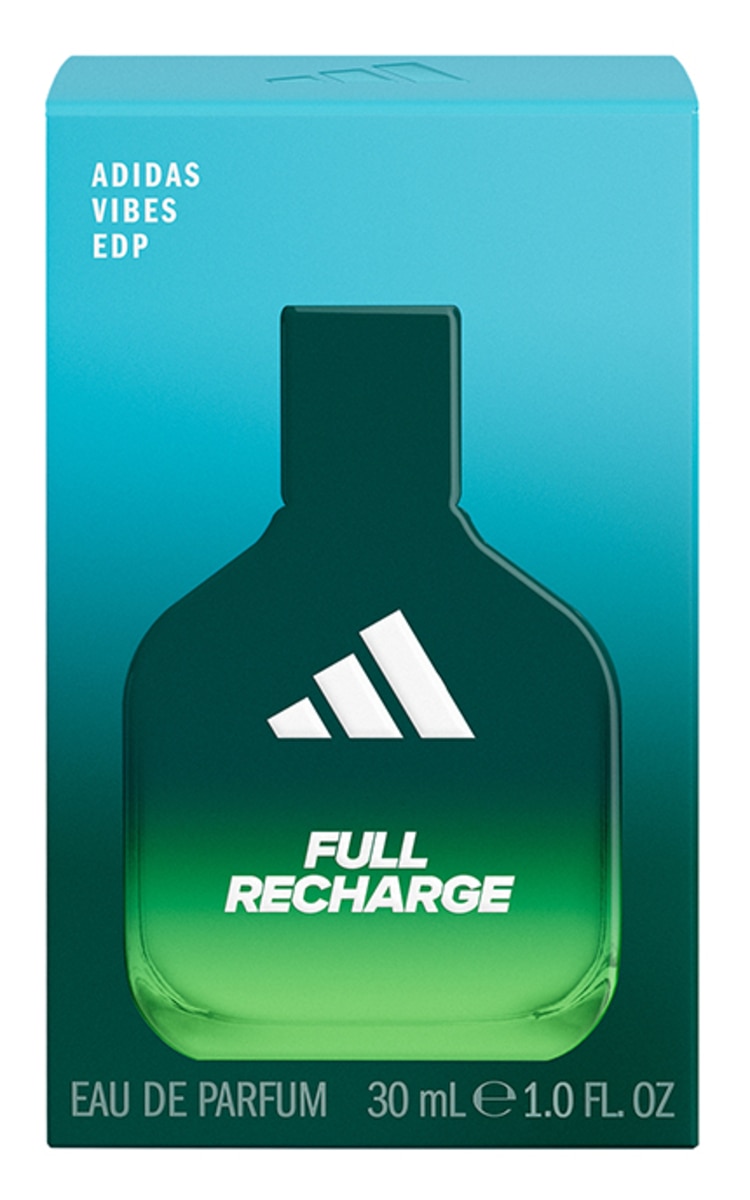 ADIDAS ADIDAS, FULL RECHARGE, vyriškas parfumuotas vanduo, 30 ml.