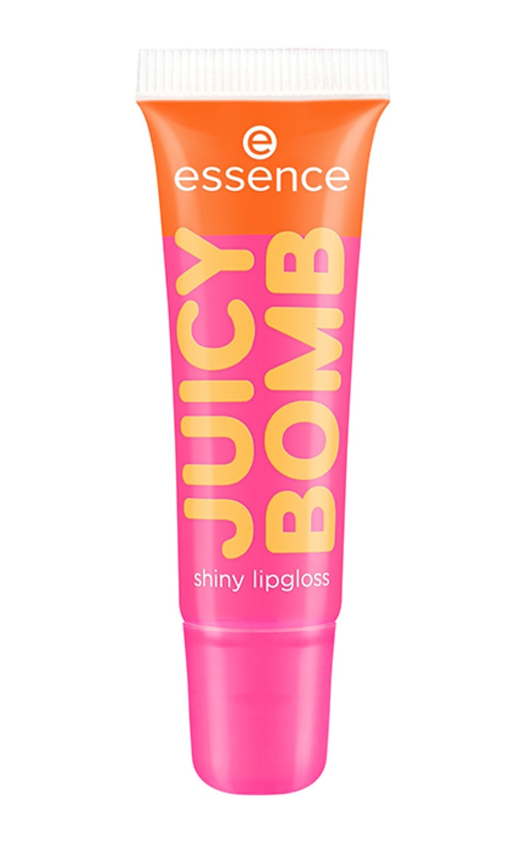 ESSENCE ESSENCE, JUICY BOMB PARTY, SHINY LIPGLOSS, lūpų blizgesys, 03 PRETTY PITAYA, 10 ml. C02 GOT A SECRET, CAN YOU KEEP IT
