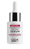 ODA PRO, ACNE EXPERT, spuogų kontrolei serumas su 2% salicilio rūgštimi, 30 ml.