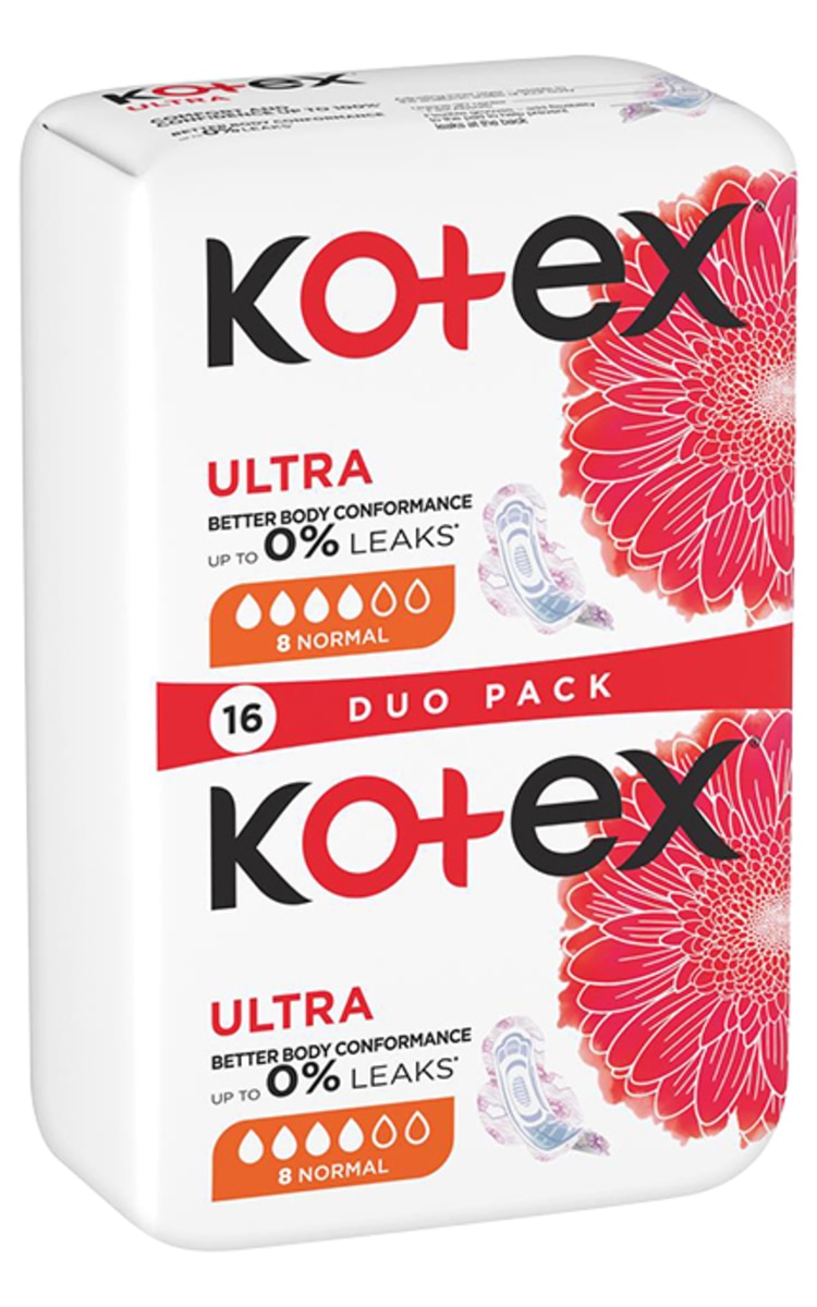 KOTEX KOTEX, NORMAL, higieniniai paketai, 16 vnt.