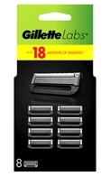  GILLETTE undefined GILLETTE LABS, skustuvo galvutės, 8 vnt. 