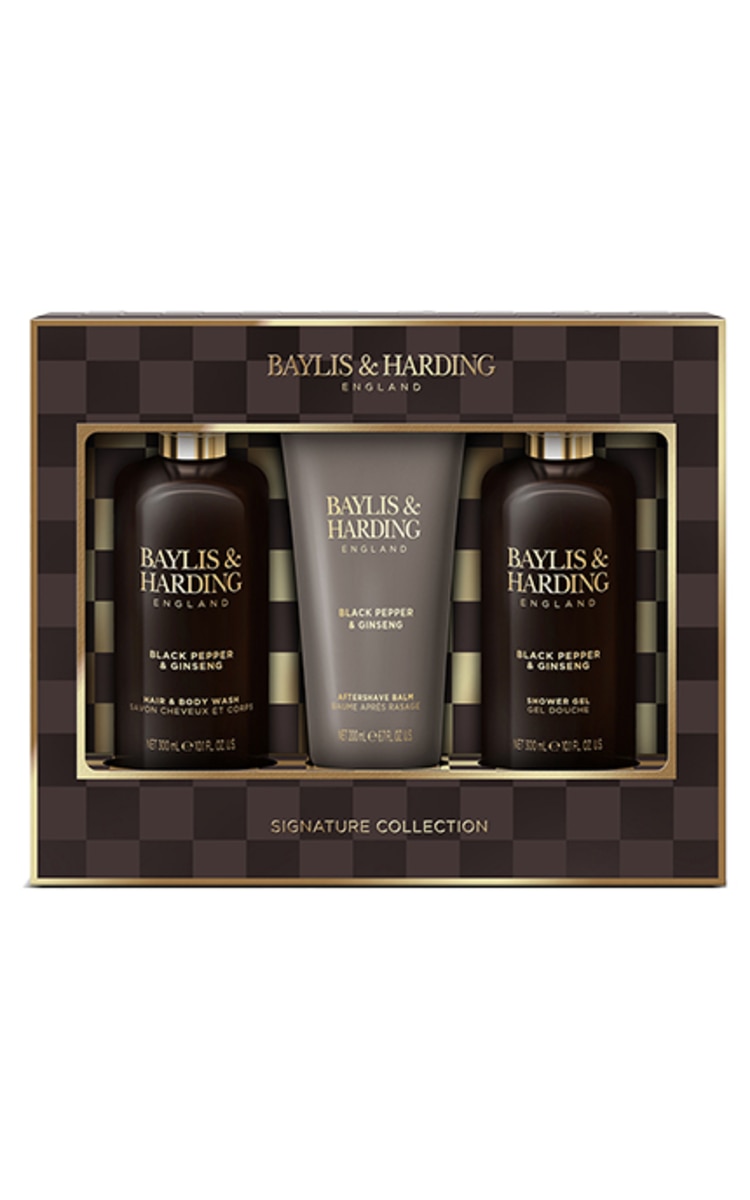 BAYLIS&HARDING BAYLIS & HARDING, BLACK PEPPER & GINSENG, kūno priežiūros rinkinys vyrams, 1 vnt. 1 vnt.