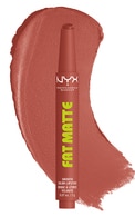 NYX PROFESSIONAL MAKEUP, FAT MATTE SMOOTH COLOR, lūpų dažai, ROSE ROBE, 1 vnt.