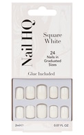  undefined undefined NAIL HQ, SQUARE WHITE, dirbtiniai nagai, 1 vnt  