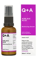 Q+A, AZELAIC ACID, BALANCING SERUM, odą balansuojantis veido serumas, 30 ml.