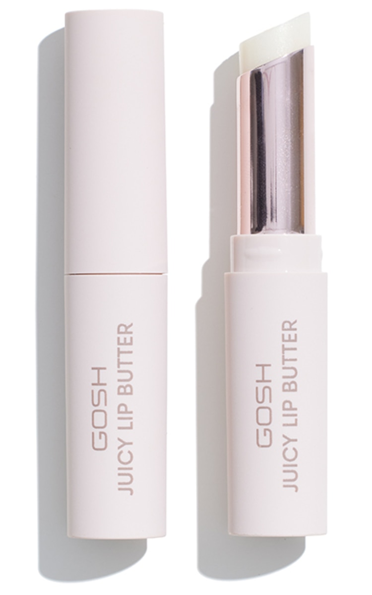 GOSH GOSH, JUICY LIP BUTTER, lūpų balzamas, 001 SPARKLING CHAMPAGNE, 2,8 g. 001 SPARKLING CHAMPAGNE