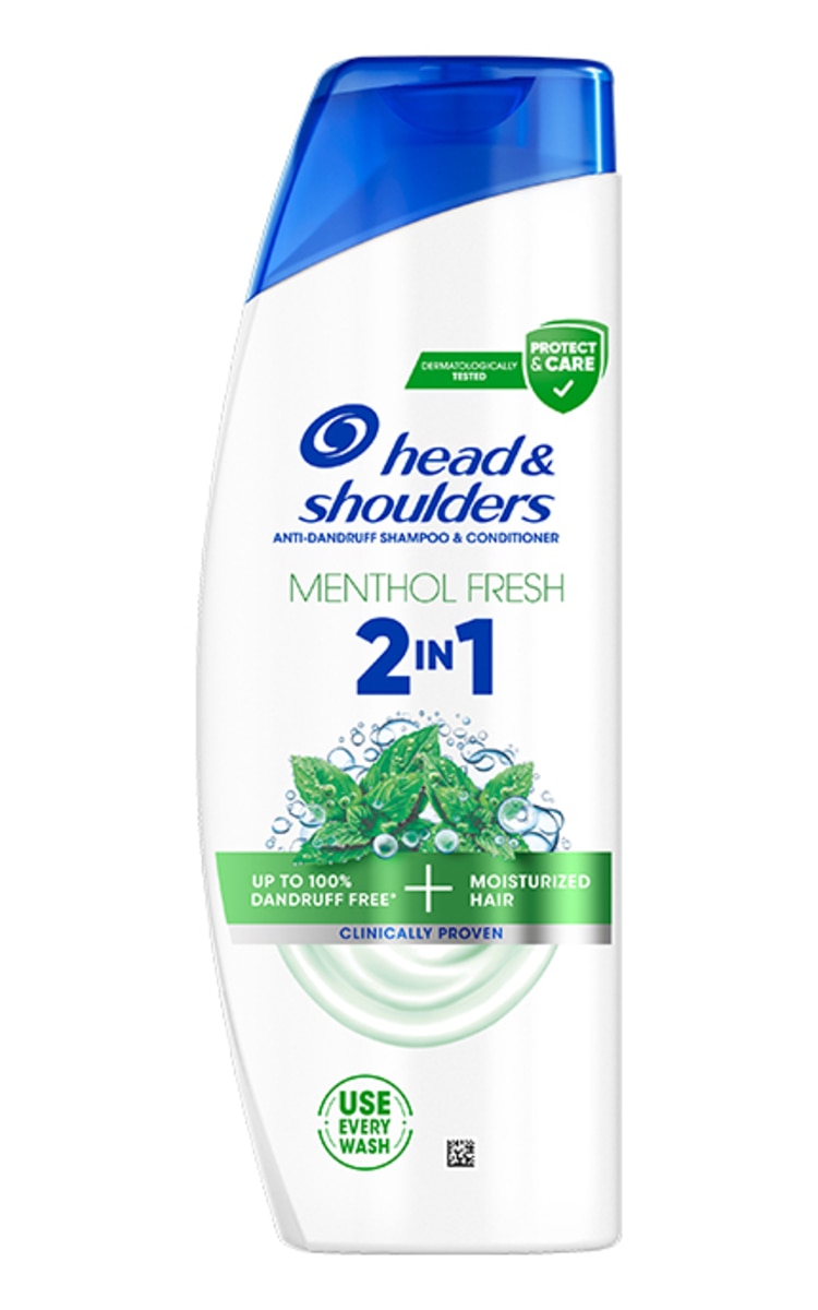 HEAD & SHOULDERS HEAD&SHOULDERS, MENTHOL 2IN1, šampūnas, 330 ml 330 ml