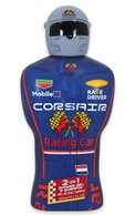  undefined undefined RAC, 886 RACING CAR, 2in1 dušo želė ir šampūnas automobilio dekoratyviniame buteliuke, 300 ml. 