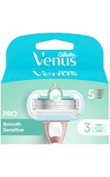  GILLETTE undefined GILLETTE, VENUS, EXTRA SMOOTH SENSITIVE, skustuvo galvutės, 3 vnt. 