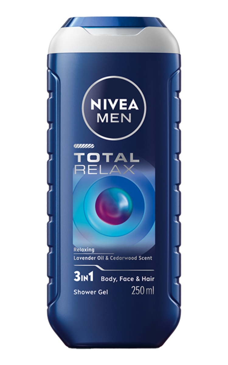 NIVEA MEN NIVEA MEN, TOTAL RELAX, dušo gelis vyrams, 250 ml.