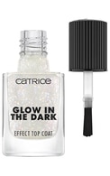 CATRICE, TOP COAT, GLOW IN THE DARK, viršutinė nagų danga, 020 ALL NIGHTER, 10,5 ml.