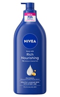  NIVEA undefined NIVEA, RICH NOURISHING, kūno pienelis sausai ir labai sausai odai, 625 ml. 