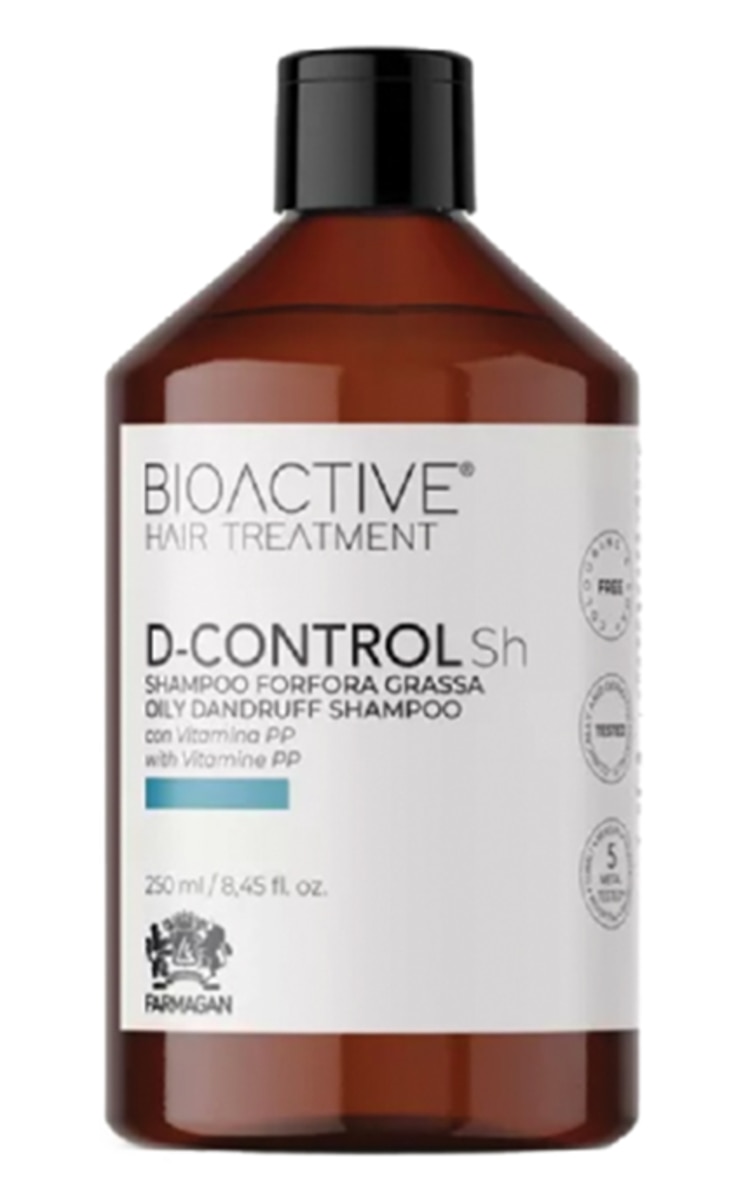 BIOACTIVE BIOACTIVE, šampūnas nuo riebios odos pleiskanų, 250 ml.