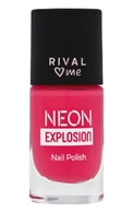 RIVAL LOVES ME, NEON EXPLOSION, nagų lakas, 09 CORAL PINK, 8 ml.