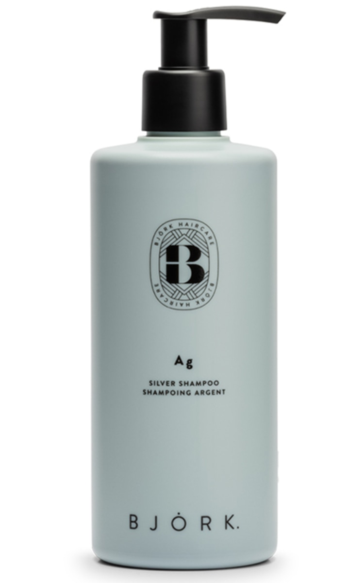 BJORK BJORK, AG, šampūnas pilkos spalvos tonui palaikyti, 300 ml.