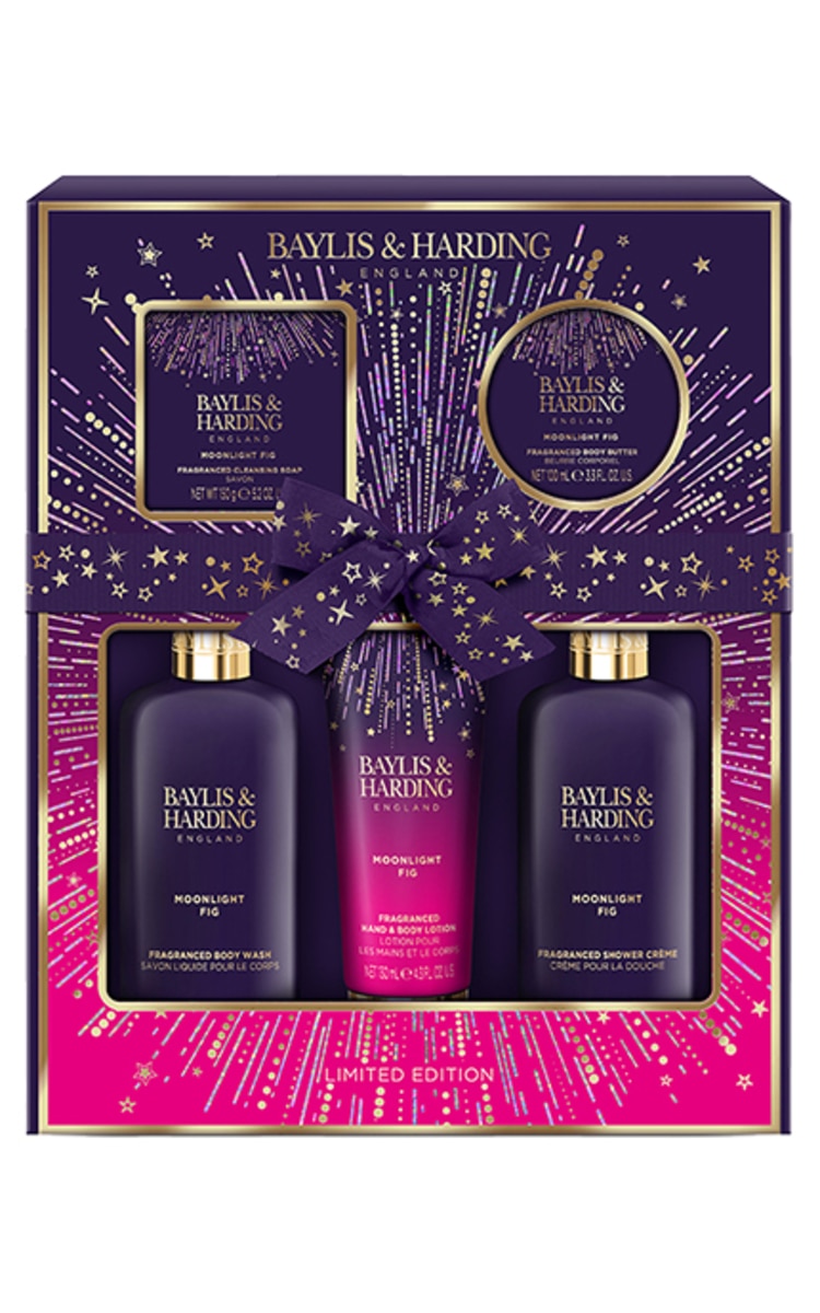 BAYLIS&HARDING BAYLIS & HARDING, MOONLIGHT FIG, PERFECT PAMPER GIFT SET, dovanų rinkinys, 1 vnt. 1 vnt.