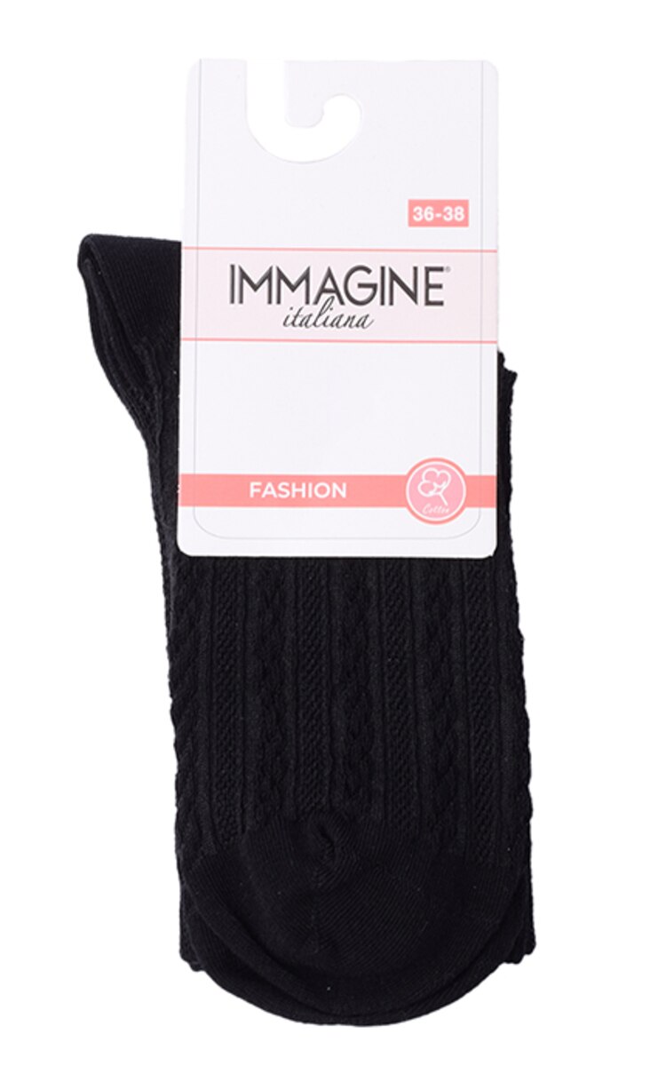 IMMAGINE IMAGINE, ITATALIANA, vyriškos kojinės art. 11058, BLACK, 36-38, 1 pora 35-38