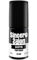 SINCERO SALON,TOP COAT NO WIPE DOTS, gelinio lako viršutinis sluoksnis, 6 ml SINCERO SALON undefined SINCERO SALON,TOP COAT NO WIPE DOTS, gelinio lako viršutinis sluoksnis, 6 ml