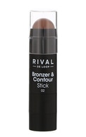 RIVAL DE LOOP, BRONZER & CONTOUR, kontūravimo pieštukas, 02 ESPRESSO, 5 g.