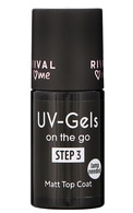  RIVAL LOVES ME undefined RIVAL LOVES ME, UV-GELS ON THE GO, matinis viršutinis nagų lako sluoksnis, 8 ml.  
