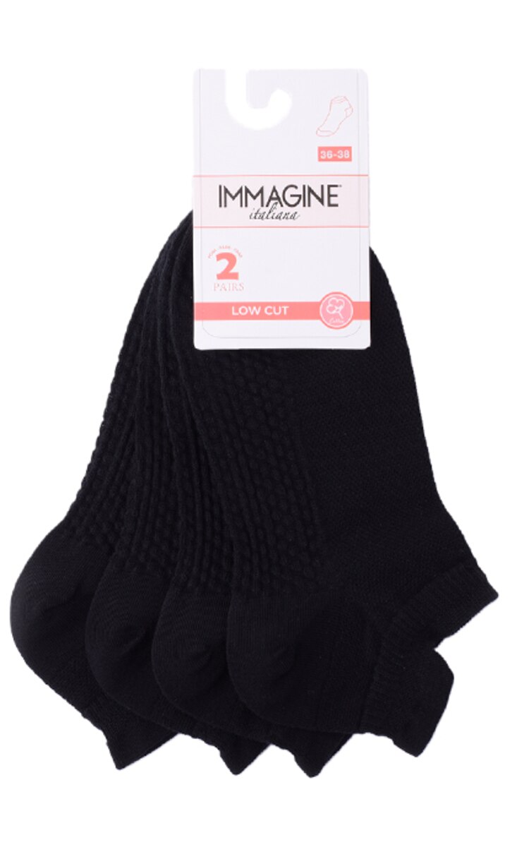 IMMAGINE IMAGINE, ITATALIANA, moteriškos kojinės art. 5006, BLACK, 36-38, 2 poros 36-38