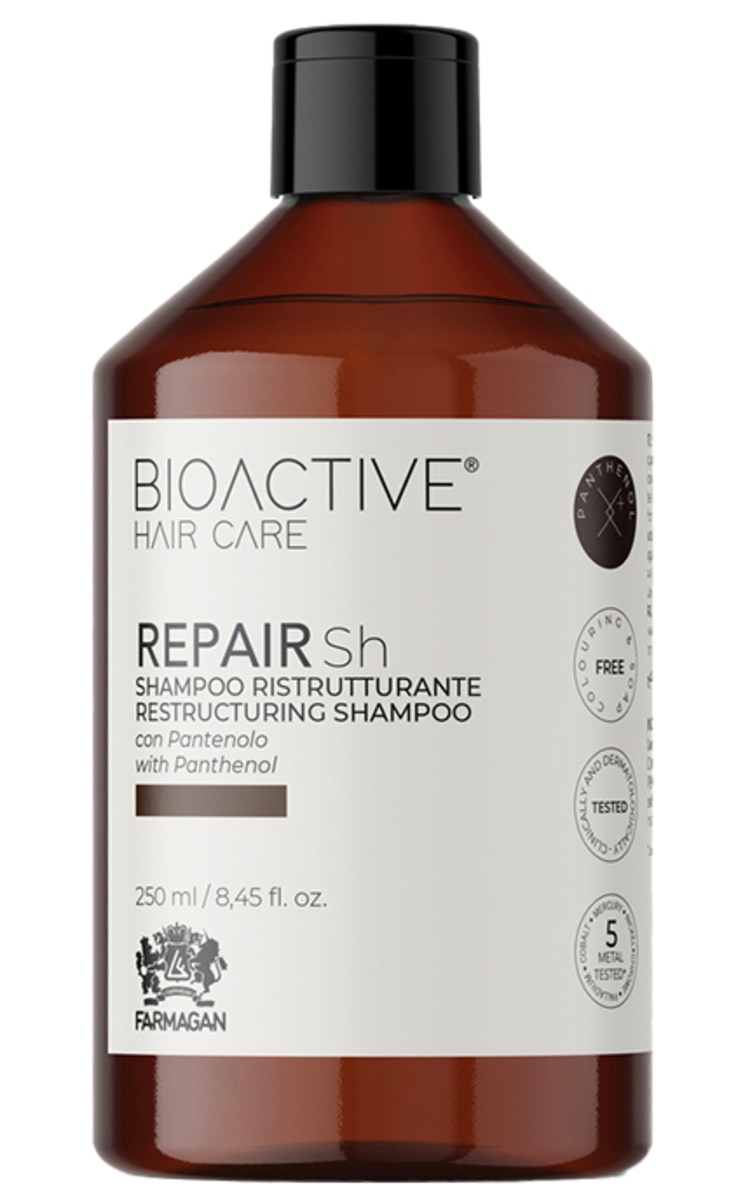 BIOACTIVE BIOACTIVE, atstatomasis plaukų šampūnas, 250 ml.
