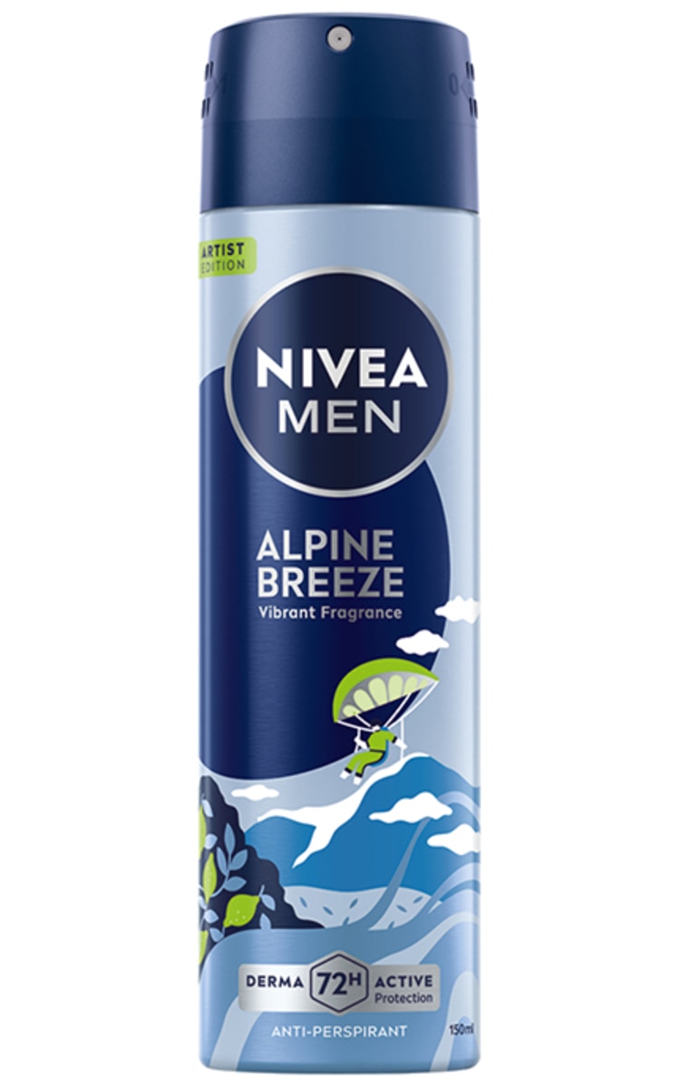 NIVEA MEN NIVEA MEN, ALPINE BREEZE, purškiamas antiperspirantas, 150 ml. 150 ml