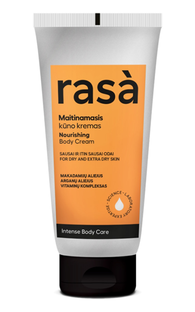 RASA, INTENSE BODY CARE, maitinamasis kūno kremas, 200 ml.