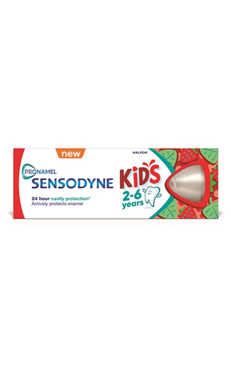 SENSODYNE SENSODYNE, PRONAMEL, KIDS, vaikų dantų pasta, 2-6m, 50 ml.