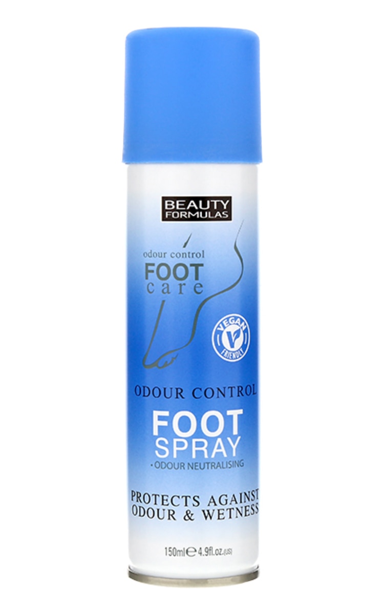 BEAUTY FORMULAS BEAUTY FORMULAS, kvapą neutralizuojantis pėdų purškiklis, 150 ml.