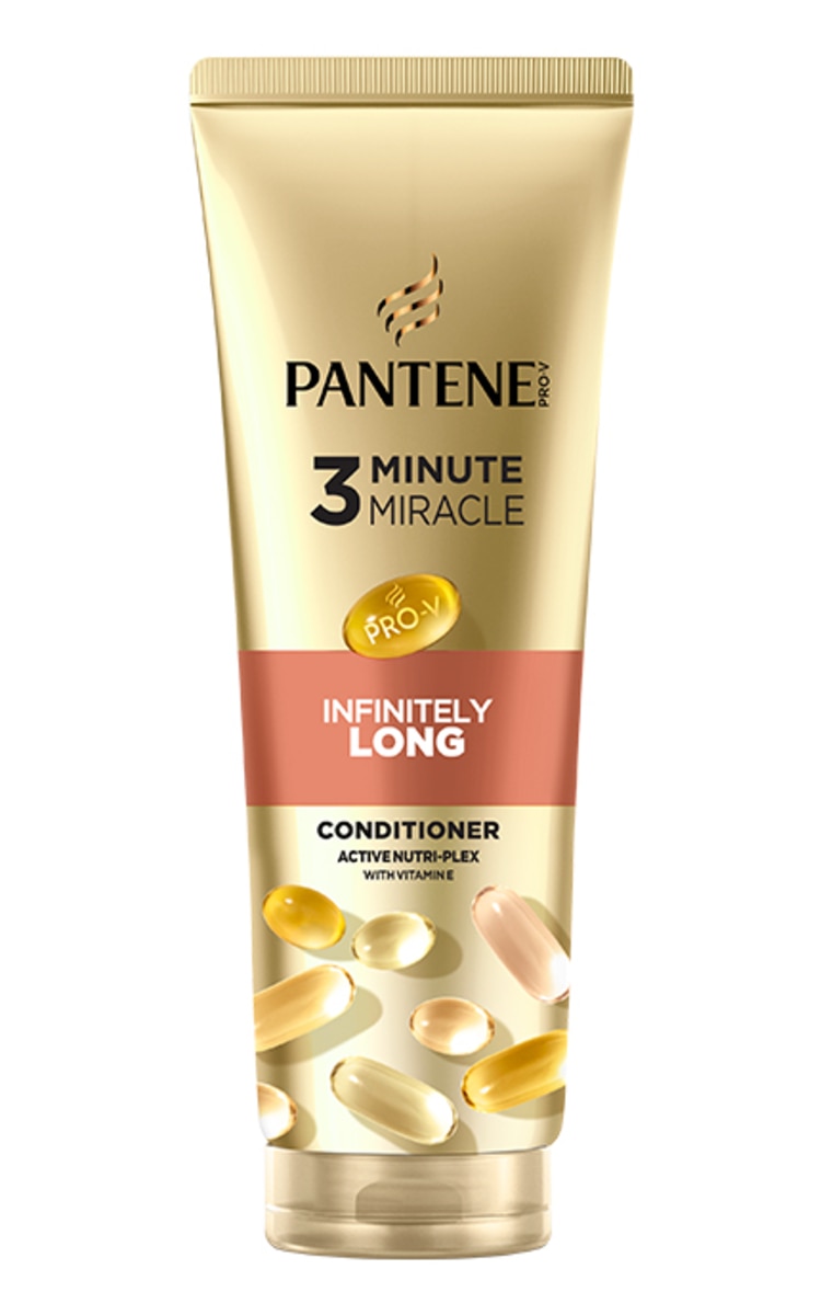 PANTENE PANTENE, INFINITELY LONG, 3 MINUTES MIRACLES, intensyvus plaukų kondicionierius, 220 ml.