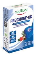  undefined undefined EQUILIBRA, PRESSURE OK, maisto papildas, 40 augalinių kapsulių 