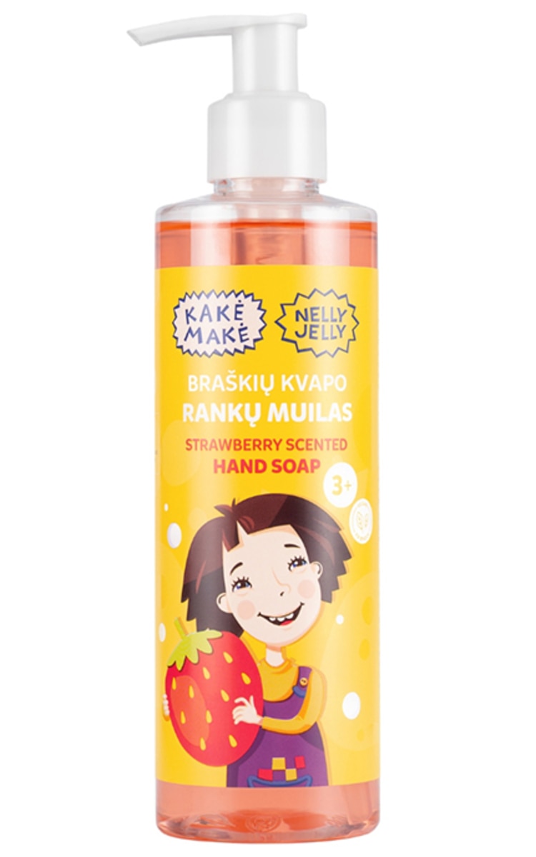 MARGARITA MARGARITA, KAKĖ MAKĖ, braškių kvapo rankų muilas, 250 ml.