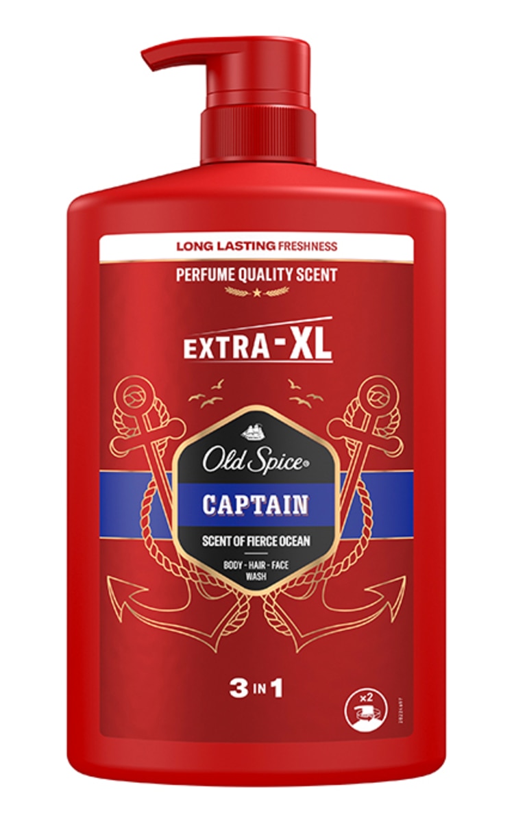 OLD SPICE OLD SPICE, CAPTAIN, dušo gelis, 1000 ml. 1000 ml