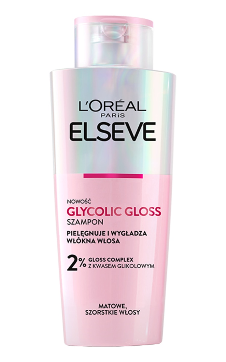 ELSEVE ELSEVE, GLYCOLIC GLOSS, šampūnas, 200 ml. 200 ml