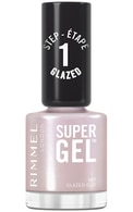 RIMMEL, SUPER GEL, nagų lakas, 107 GLAZED OUT, 12 ml.